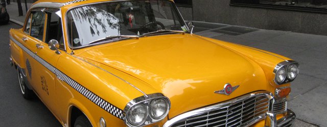 old taxi cab