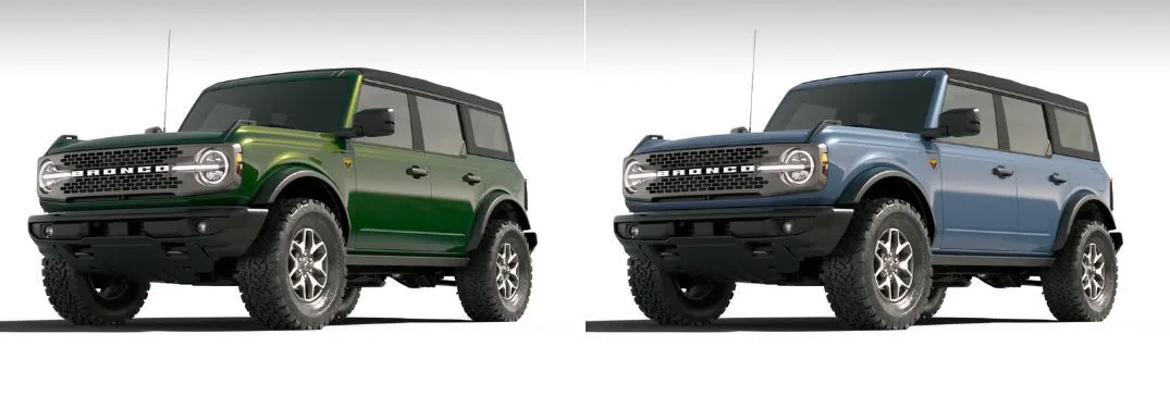 2025 Ford Bronco Eruption Green And Azure Gray Exteriors 1075x375 Oem