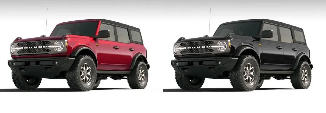 2025 Ford Bronco Ruby Red And Shadow Black Exteriors 1075x375 Oem