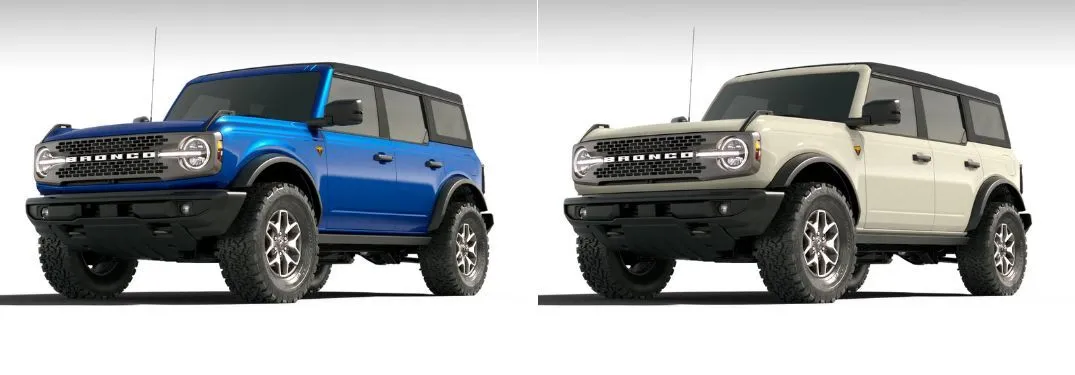 2025 Ford Bronco Velocity Blue And Desert Sand Exteriors 1075x375 Oem