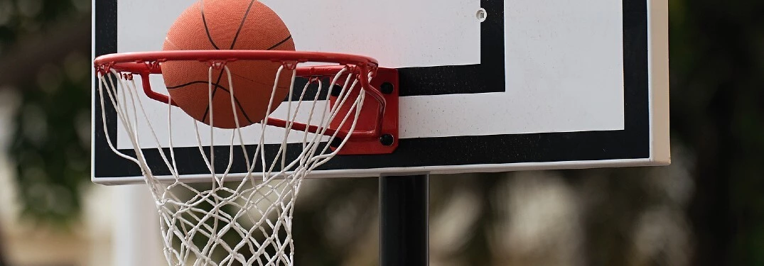 Basketball Going Into Hoop B