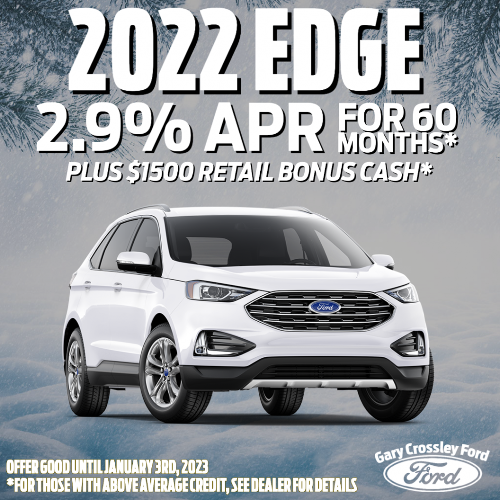 Tis the Season for Ford Retail Bonus Cash Specials at Gary Crossley Ford