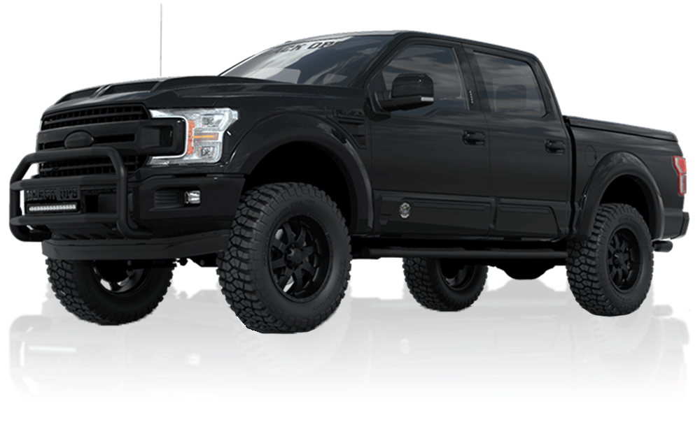 Tuscany custom Ford F-150 Black Ops lifted truck for sale at McRee Ford near Houston