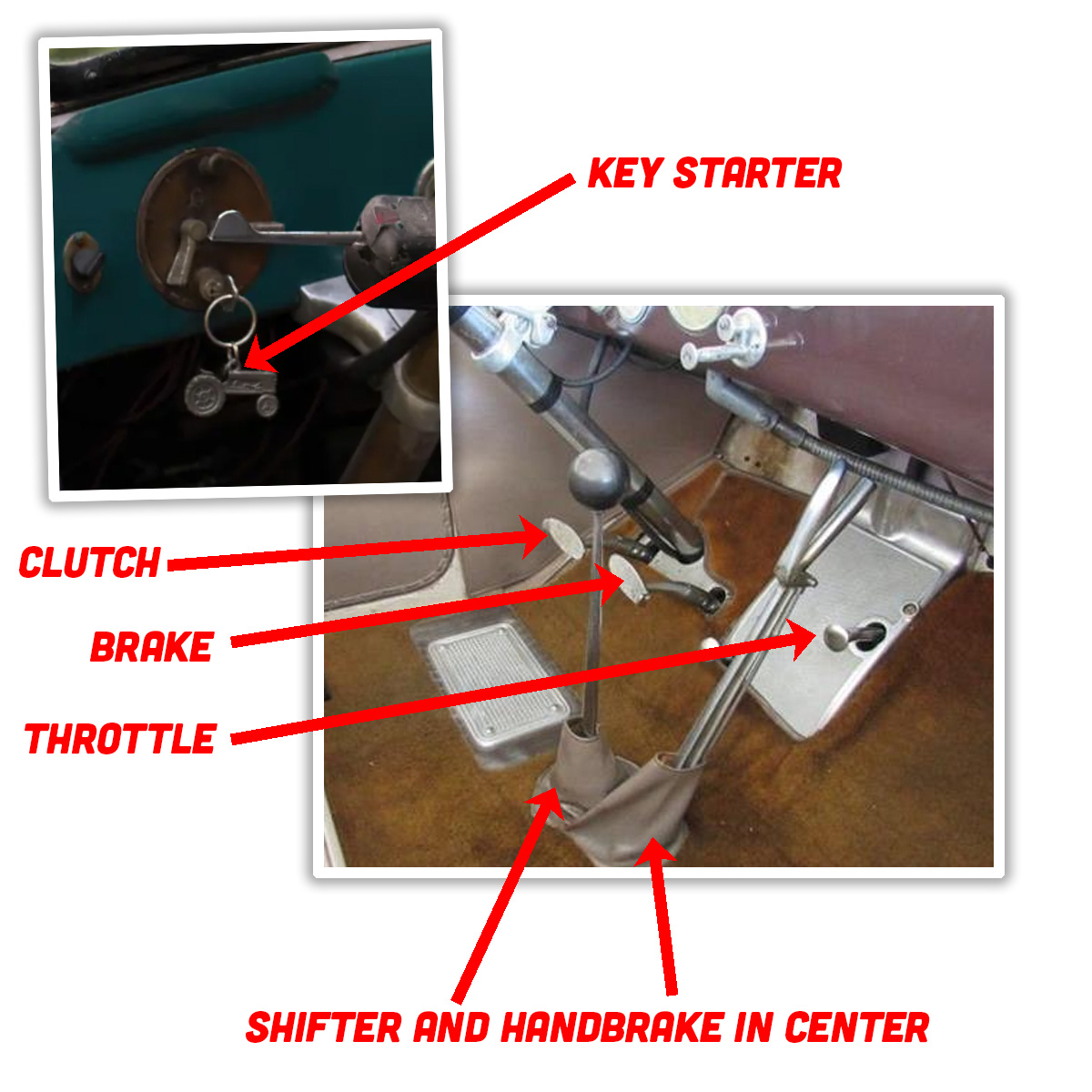 1916 Caddy Controls