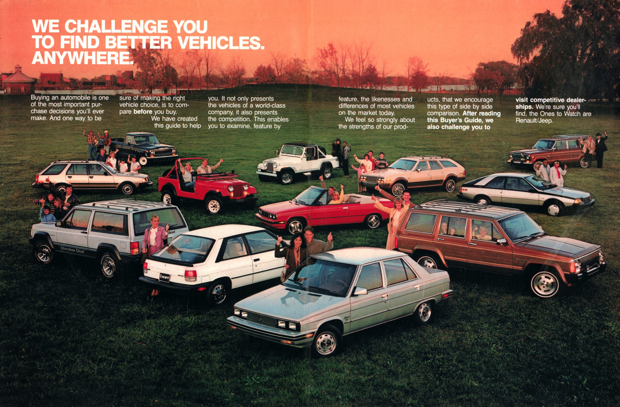 1986 Amc Jeep Renault Full Line People Modified