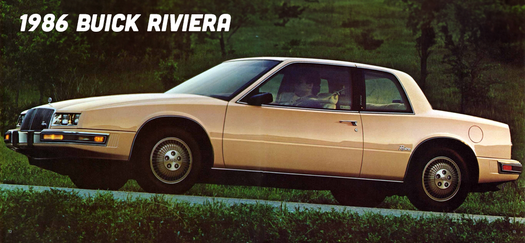 1986 Buick Riviera Brochure Pages