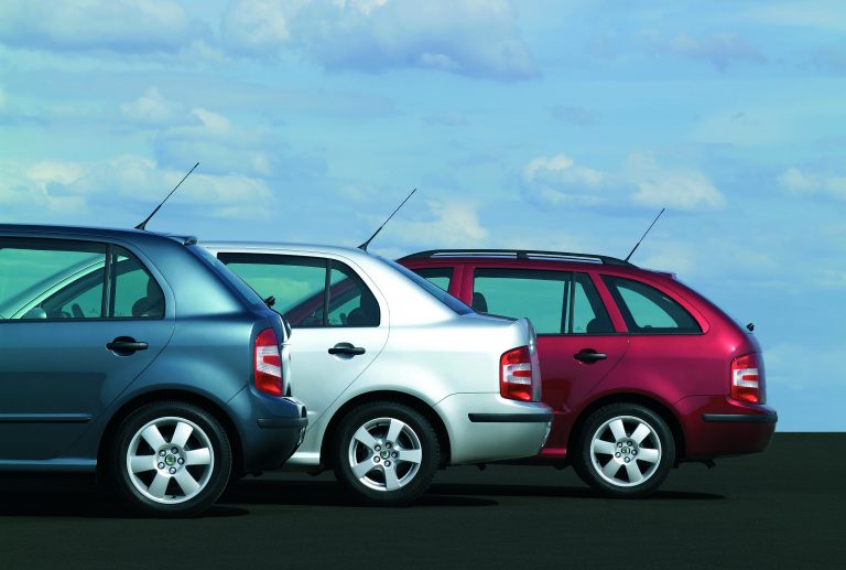1st Generation Fabia Had Three Bodywork Versions Including A Sedan