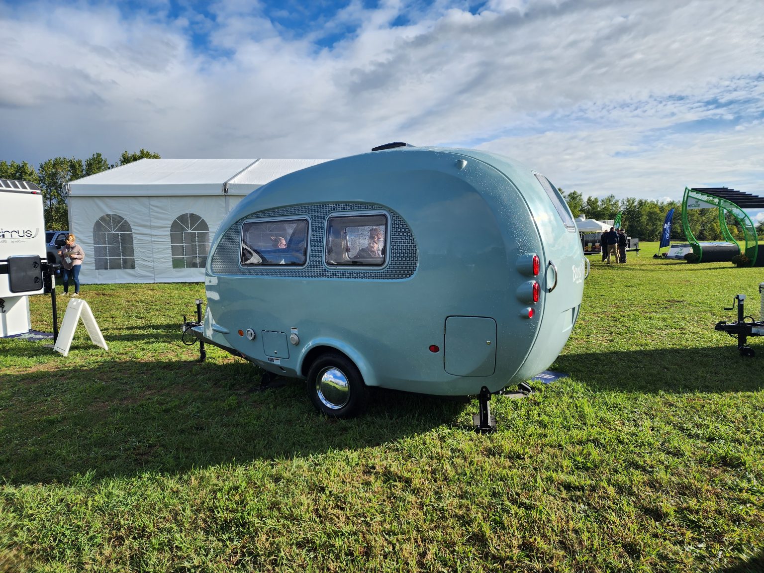 This RetroStyle Fiberglass Camper Will Soon Be One Of The Cutest Ways