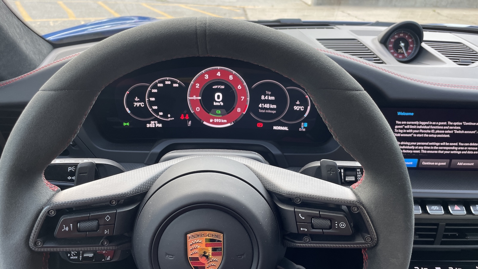 2025 Porsche 911 Carrera Gts Gauge Cluster 1
