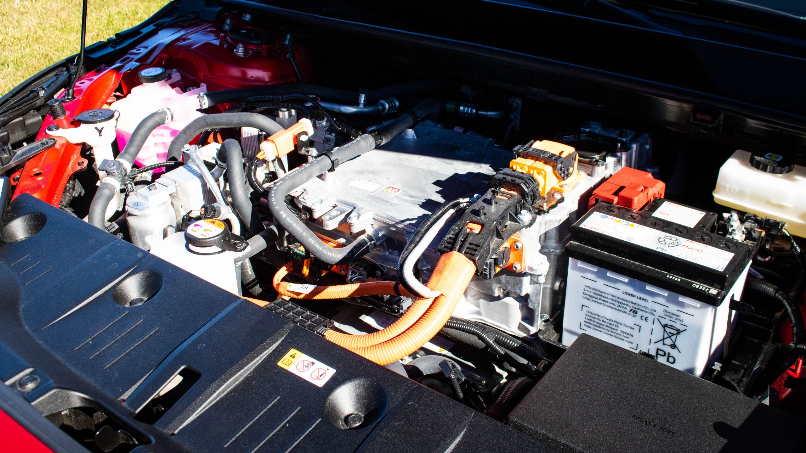 The under-hood electronics appear to be made of electronics