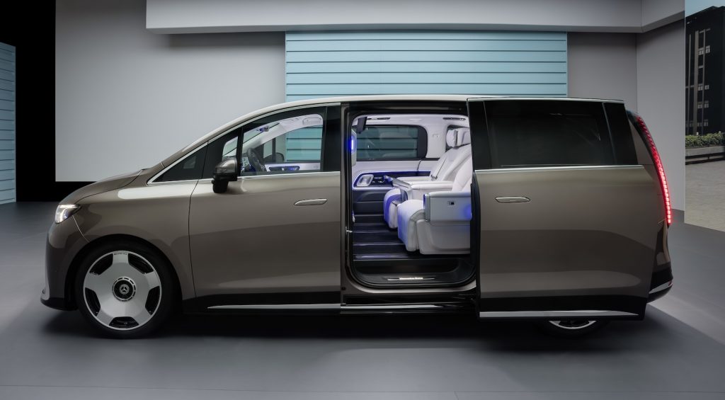 Der Neue Vollelektrische Mercedes Benz Vle Die Angaben Sind Vorl&auml;ufig Und Wurden Intern Nach Ma&szlig;gabe Der Zertifizierungsmethode &bdquo;wltp Pr&uuml;fverfahren&ldquo; Ermittelt. Es Liegen Bislang Weder Eine Eg Typgenehmigung Noch Eine Konformit&auml;tsbescheinigung Mit