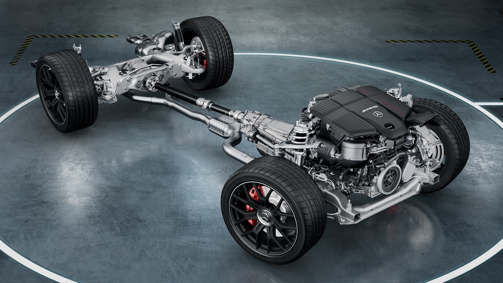 Der Neue Mercedes Amg Glc 53 4matic+: Drehfreudiger Sechszylinder F&uuml;r Noch Mehr Dynamik Und Emotion The New Mercedes Amg Glc 53 4matic+: High Revving Six Cylinder For Even Greater Driving Dynamics And Emotion