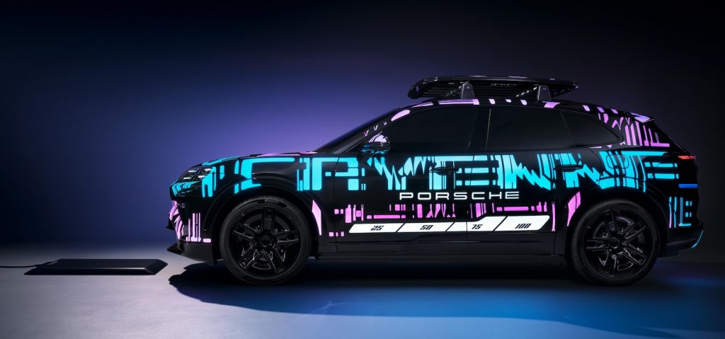 Porsche Cayenne EV wireless charging