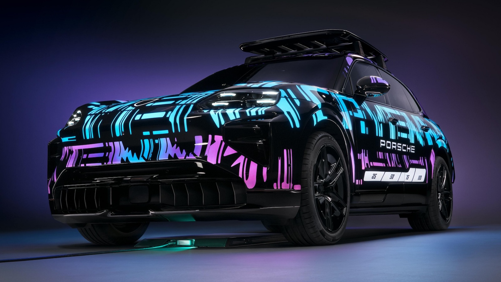 Porsche Cayenne EV wireless charging