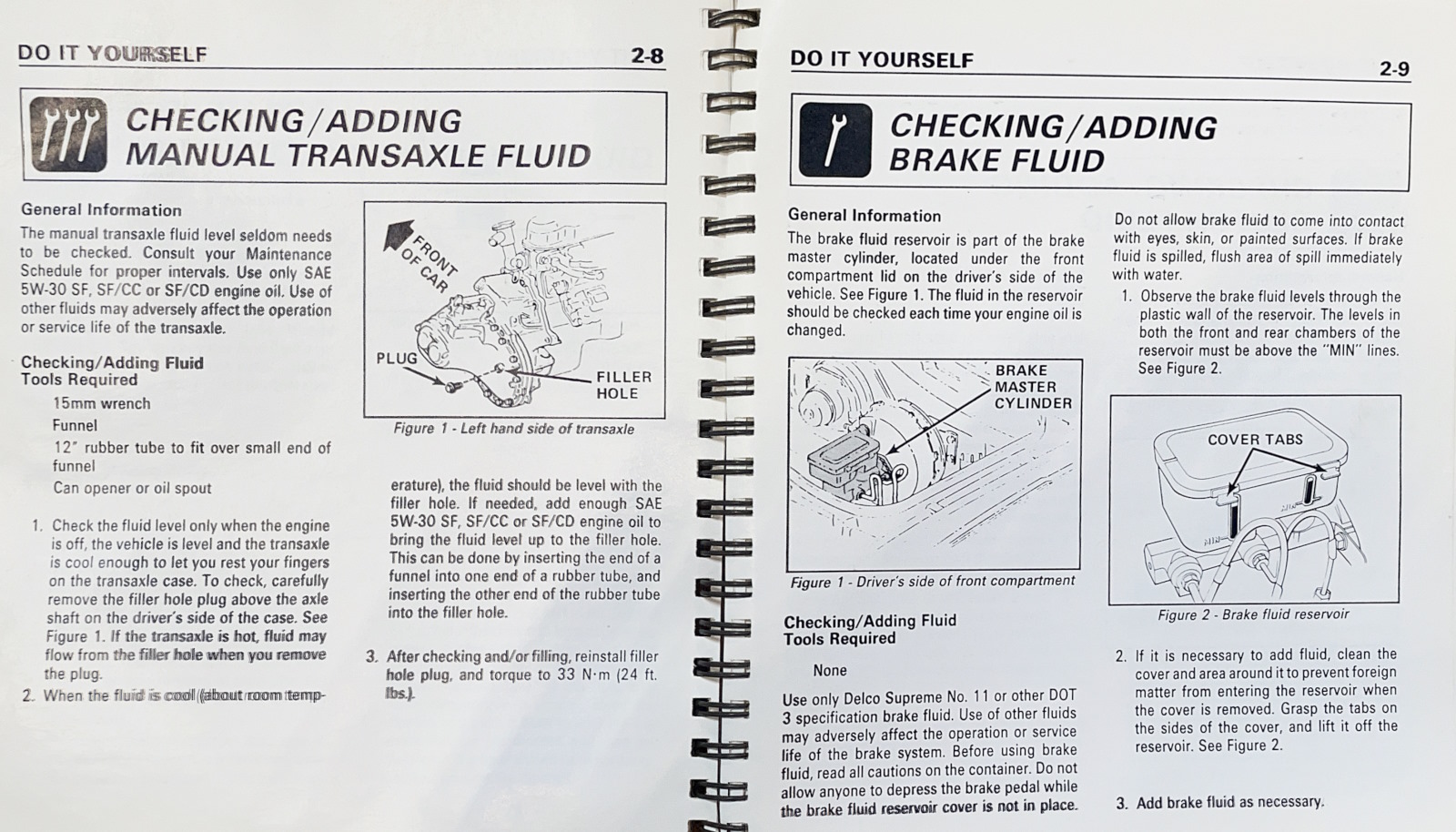 Fiero owner's manual