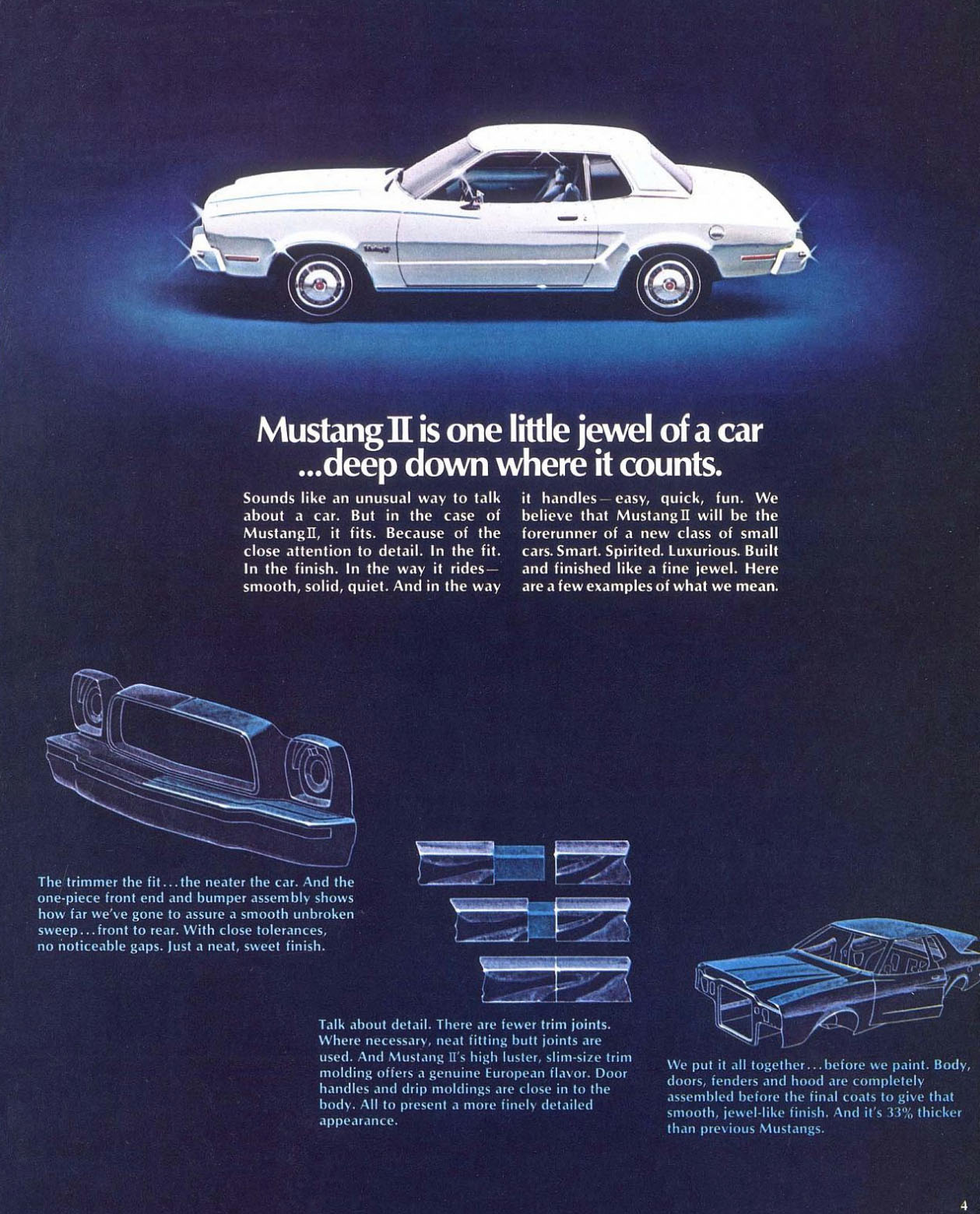 74 Mustang Ii Brochure