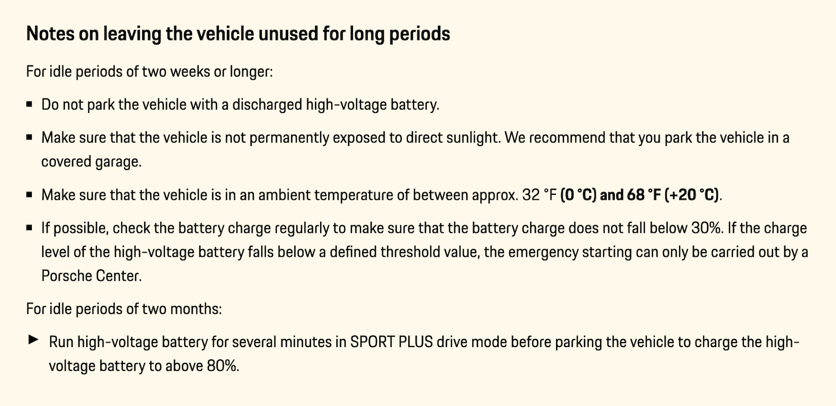 911 Carrera Gts T Hybrid Storage Instructions C