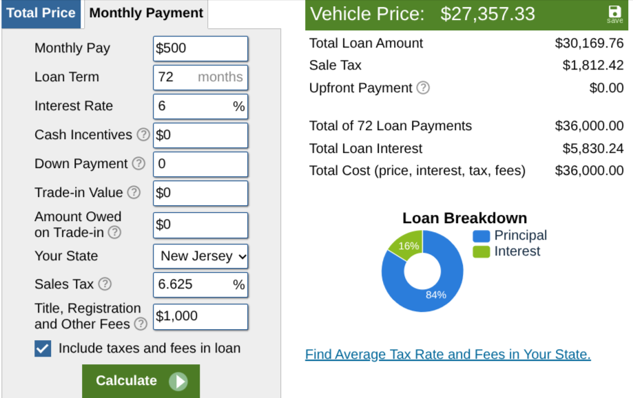 Auto Loan Calculator 08 04 2025 02 34 Pm