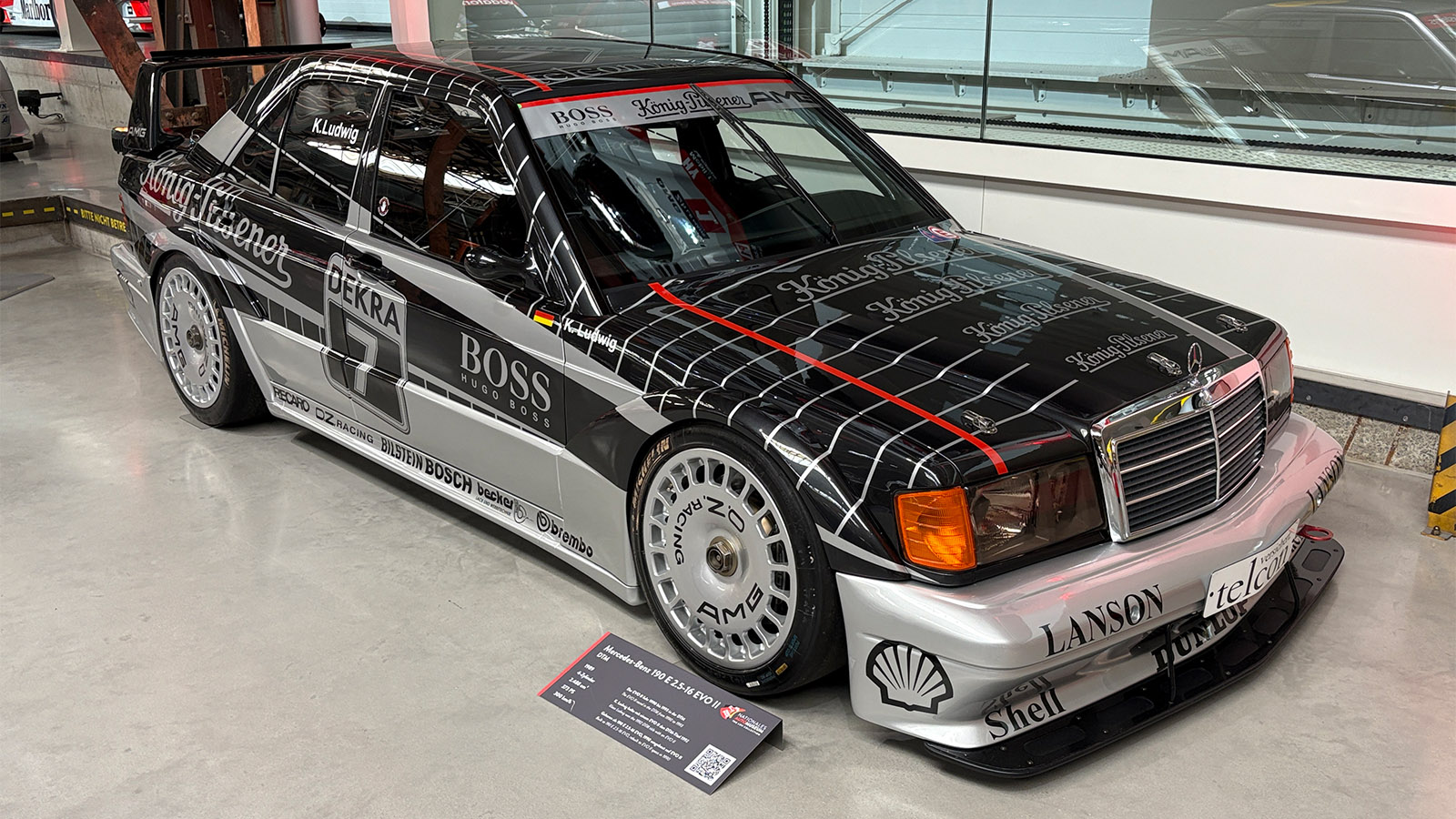 Mercedes 190E 2.5-16 Evo II DTM car.