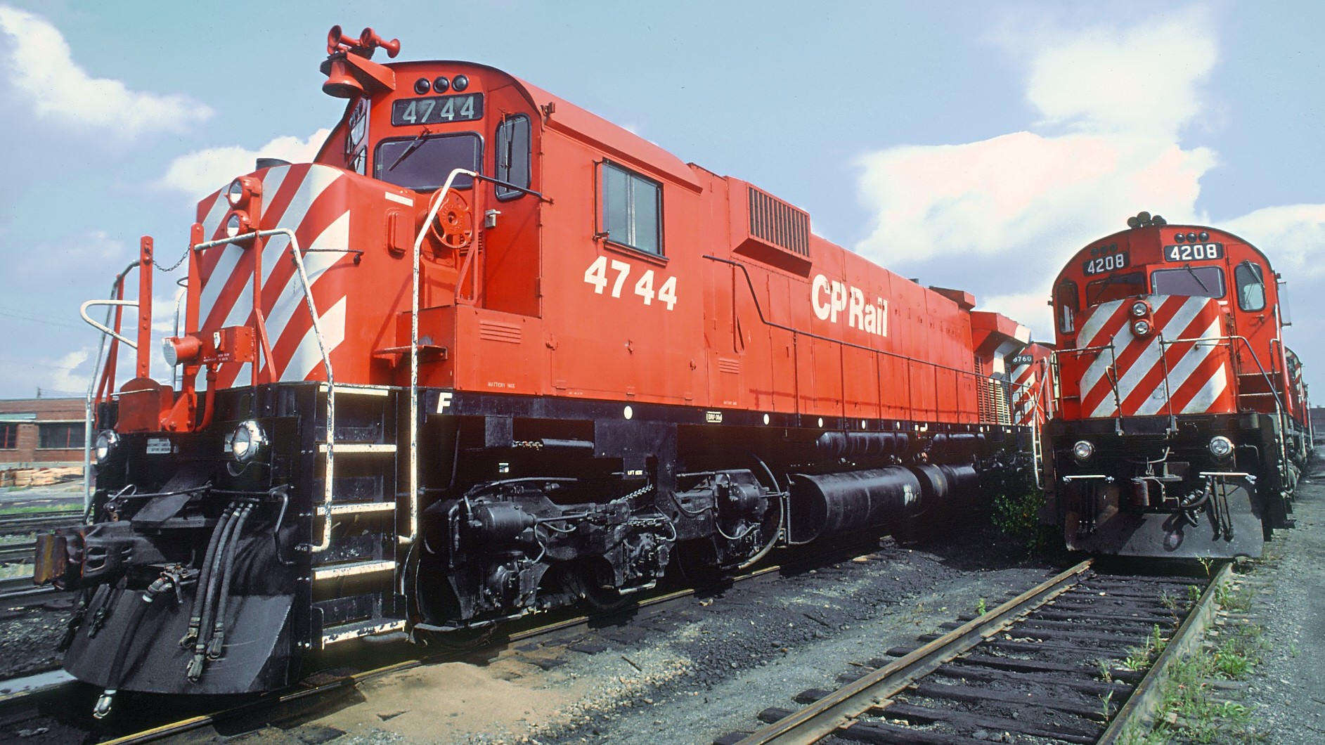 Cp 4744 And 4208 At St Luc Yard