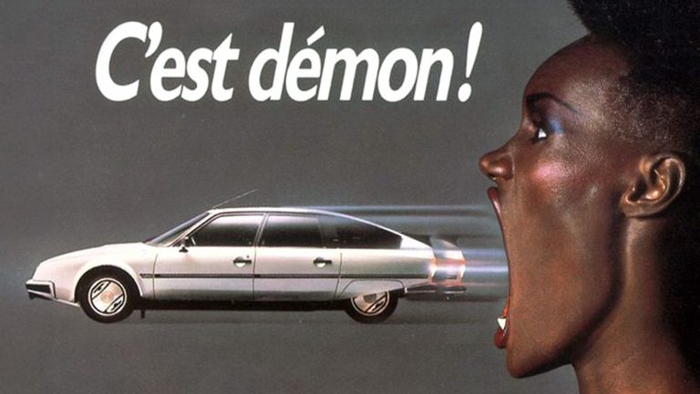 Citroen Cx Gti Turbo Postcard, France, 1980s