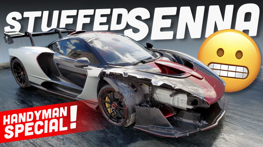 Crashed Mclaren Senna Ts