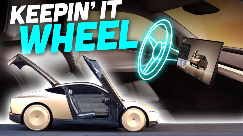 Cyber Cab Steering Wheel Ts