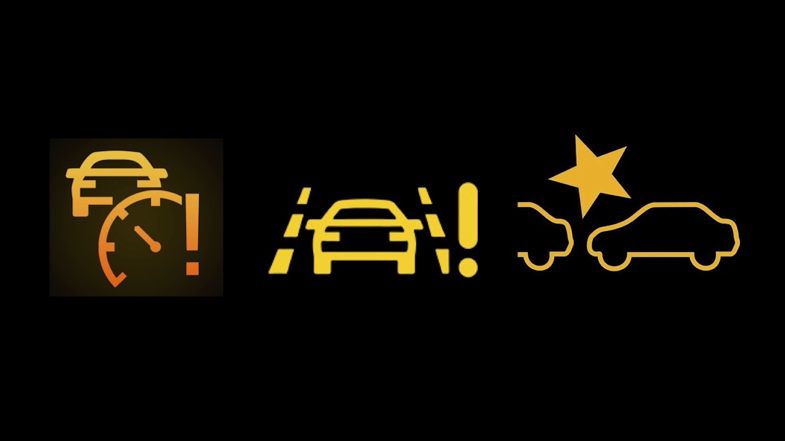 Dashboard Warnings With Black Background