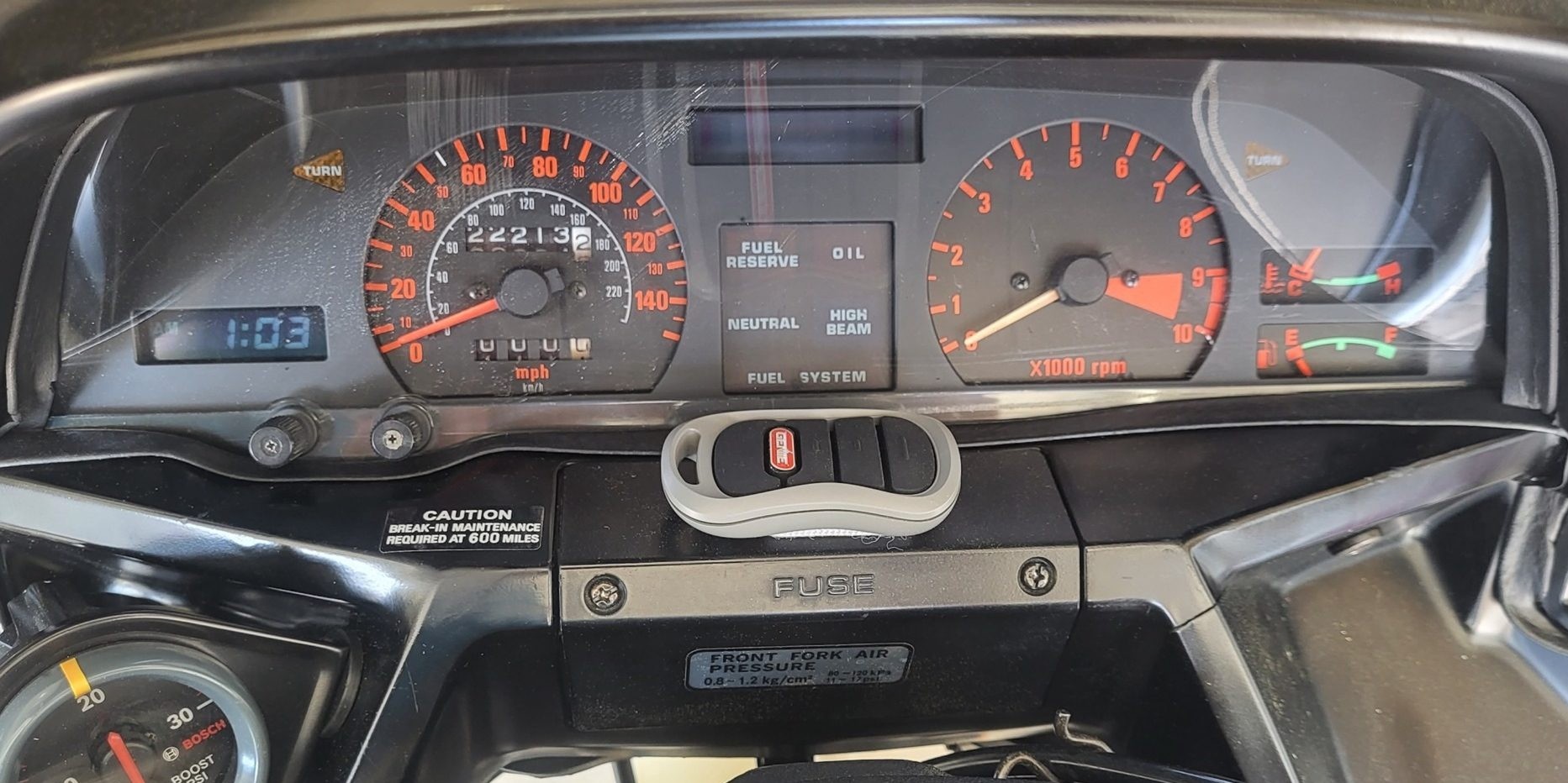 Dashboard With 140 Mph Speedo 70