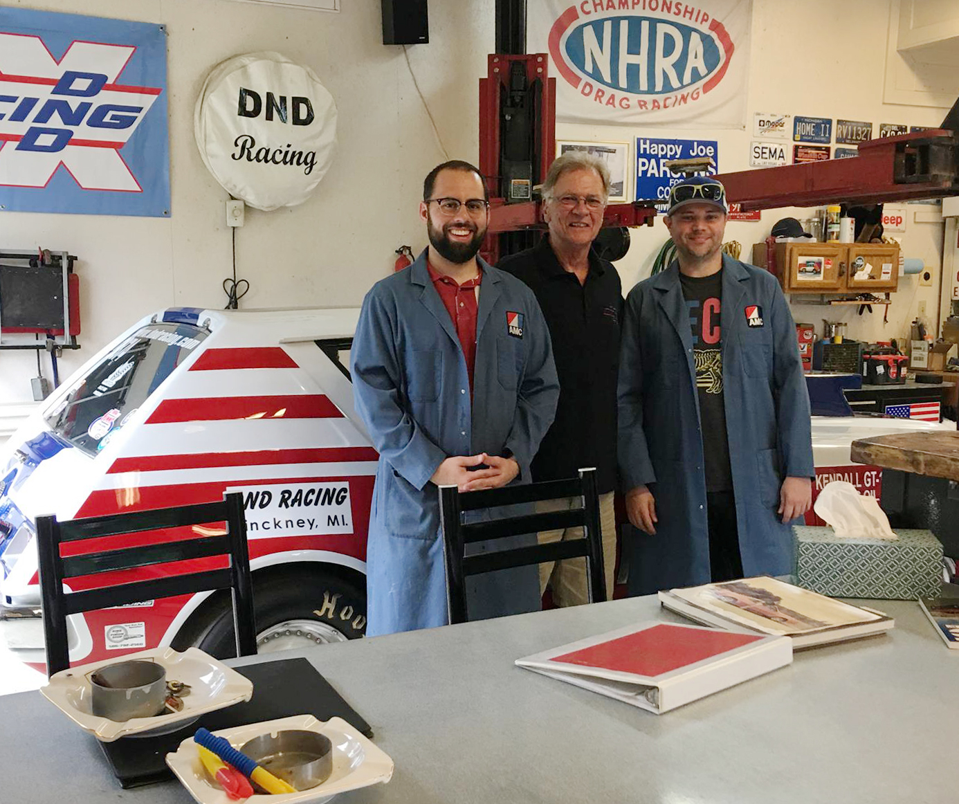 Dave Perrine Amc Engineer With Joe Ligo And Jimm Needle