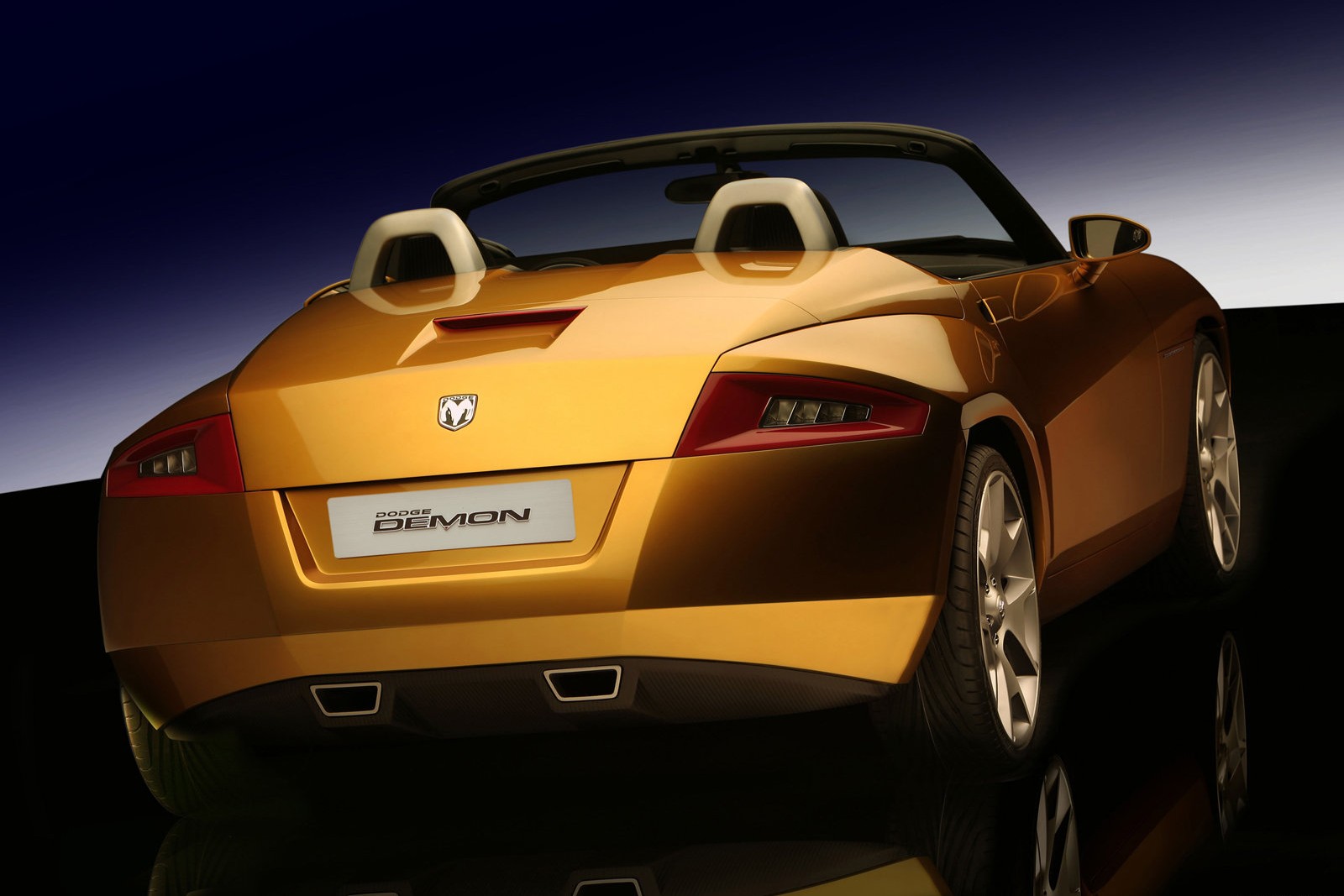 Dodge Demon Roadster Concept 2007 Rear Three Quarter.29611ff4