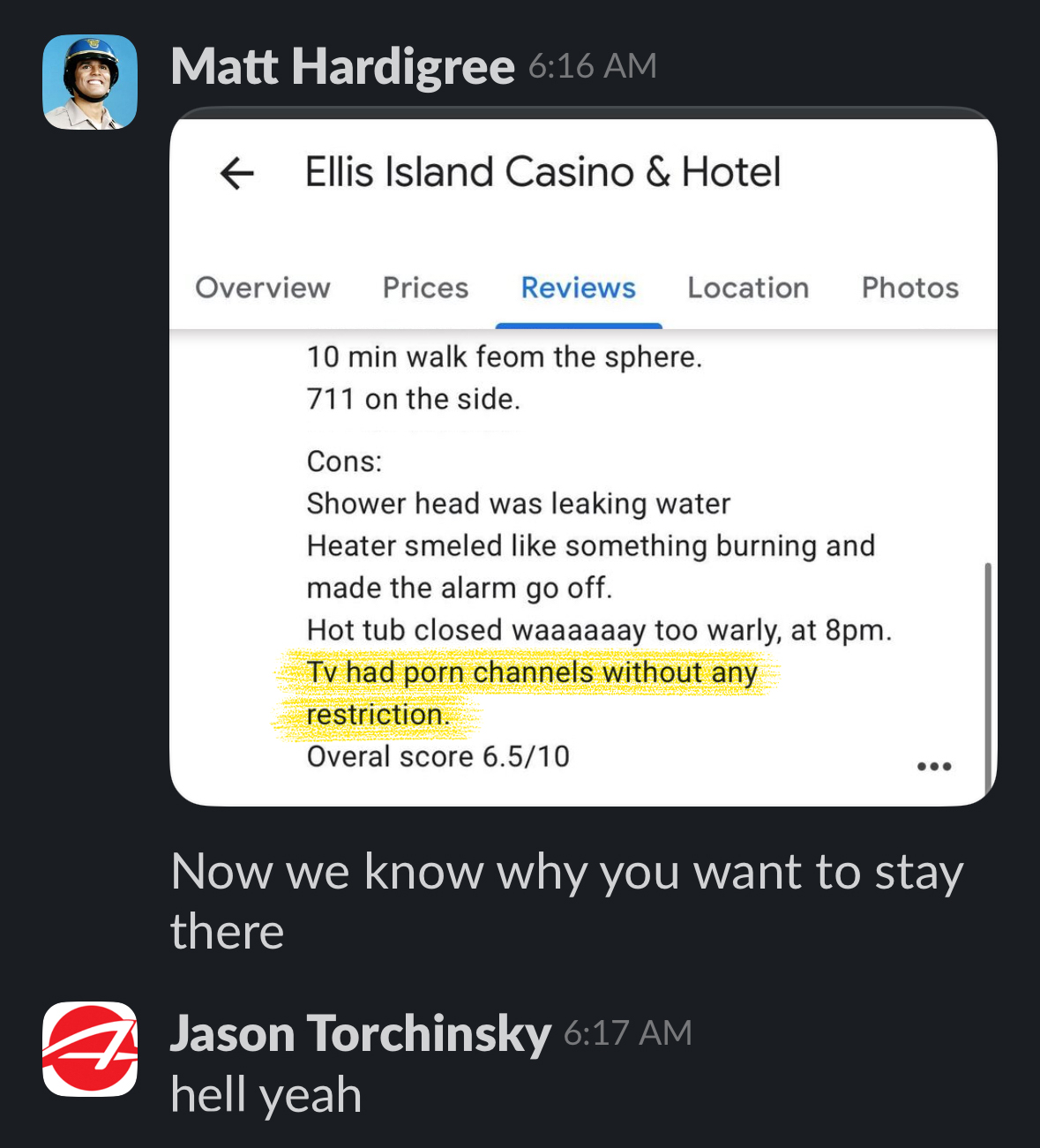 Ellis Island Slack Tales X