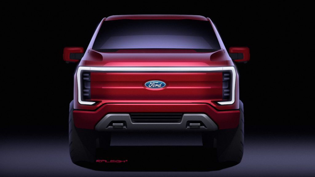 F 150 Lightning Exterior Sketch 4