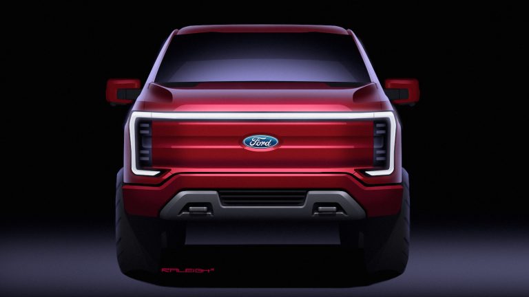 F 150 Lightning Exterior Sketch 4