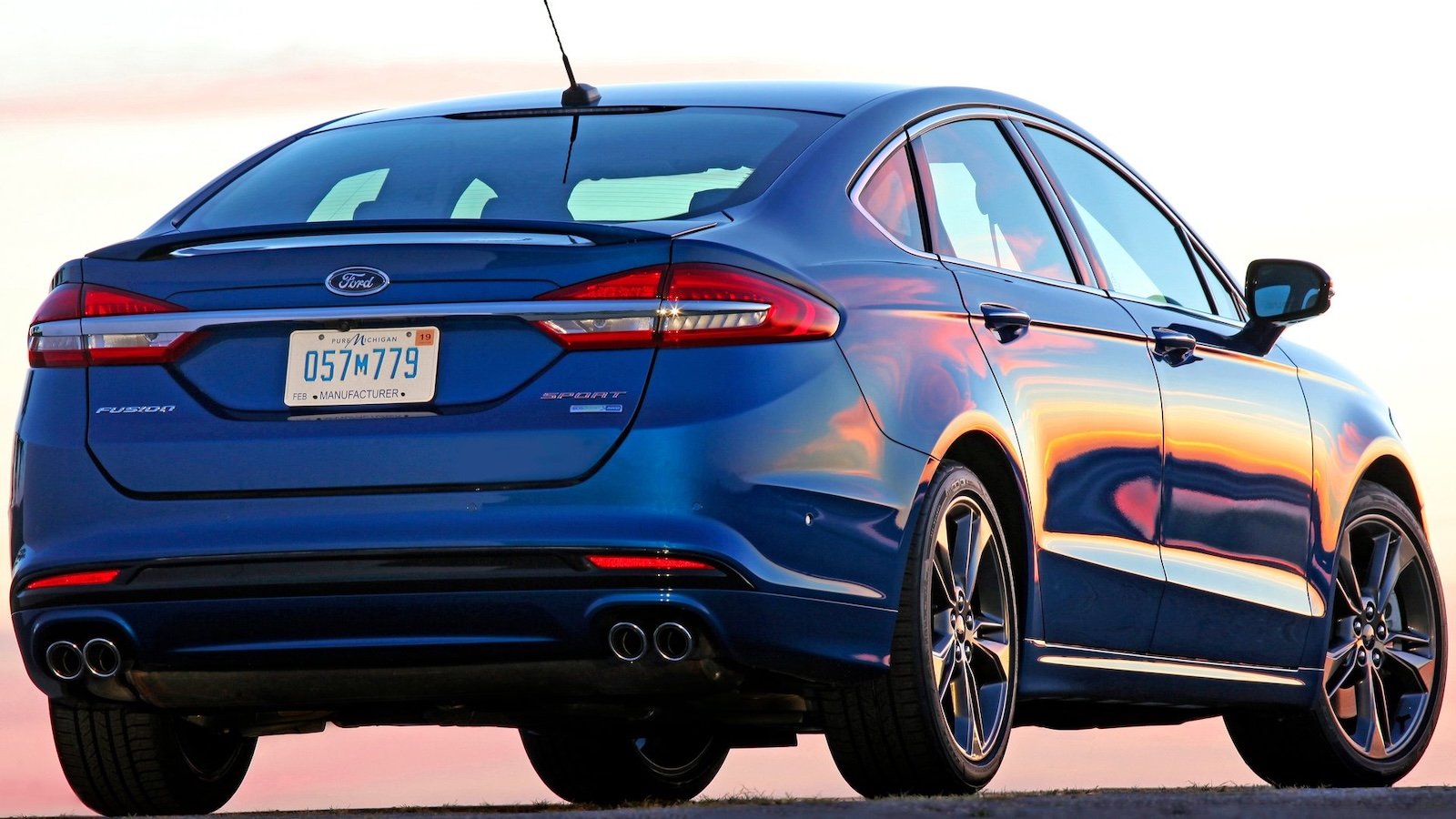 Ford Fusion Sport 2017 Rear Three Quarters