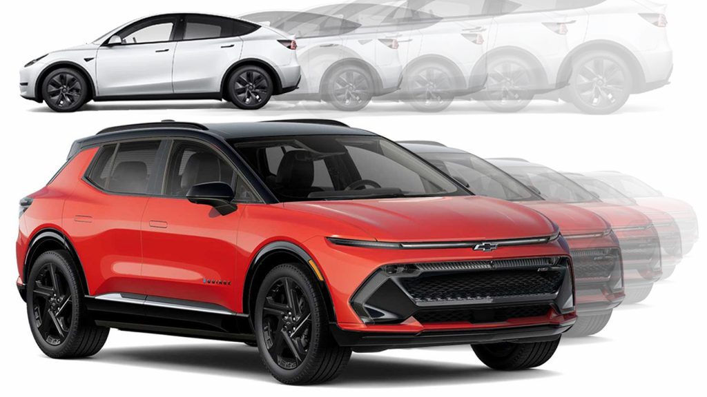 Gm Ghrows Tesla Shrinks