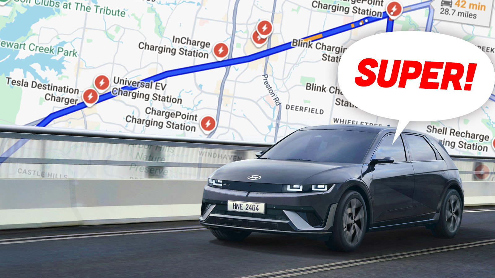 Google Maps Superchargers Ts