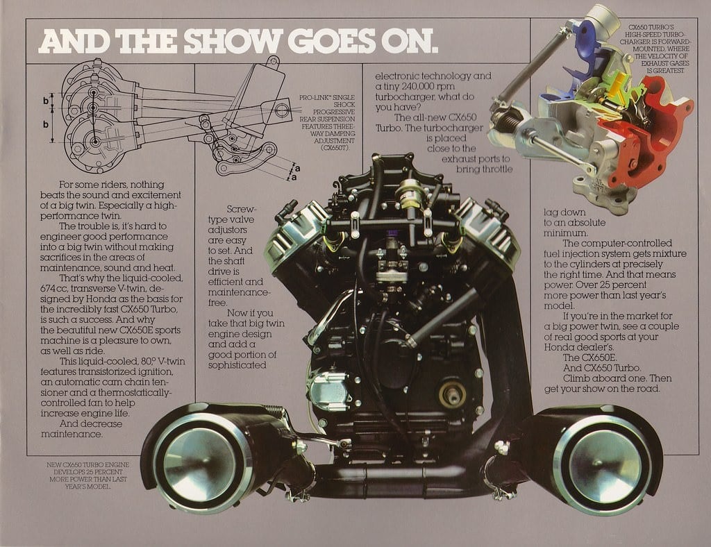 Honda Cx650 Turbo Brochure 1