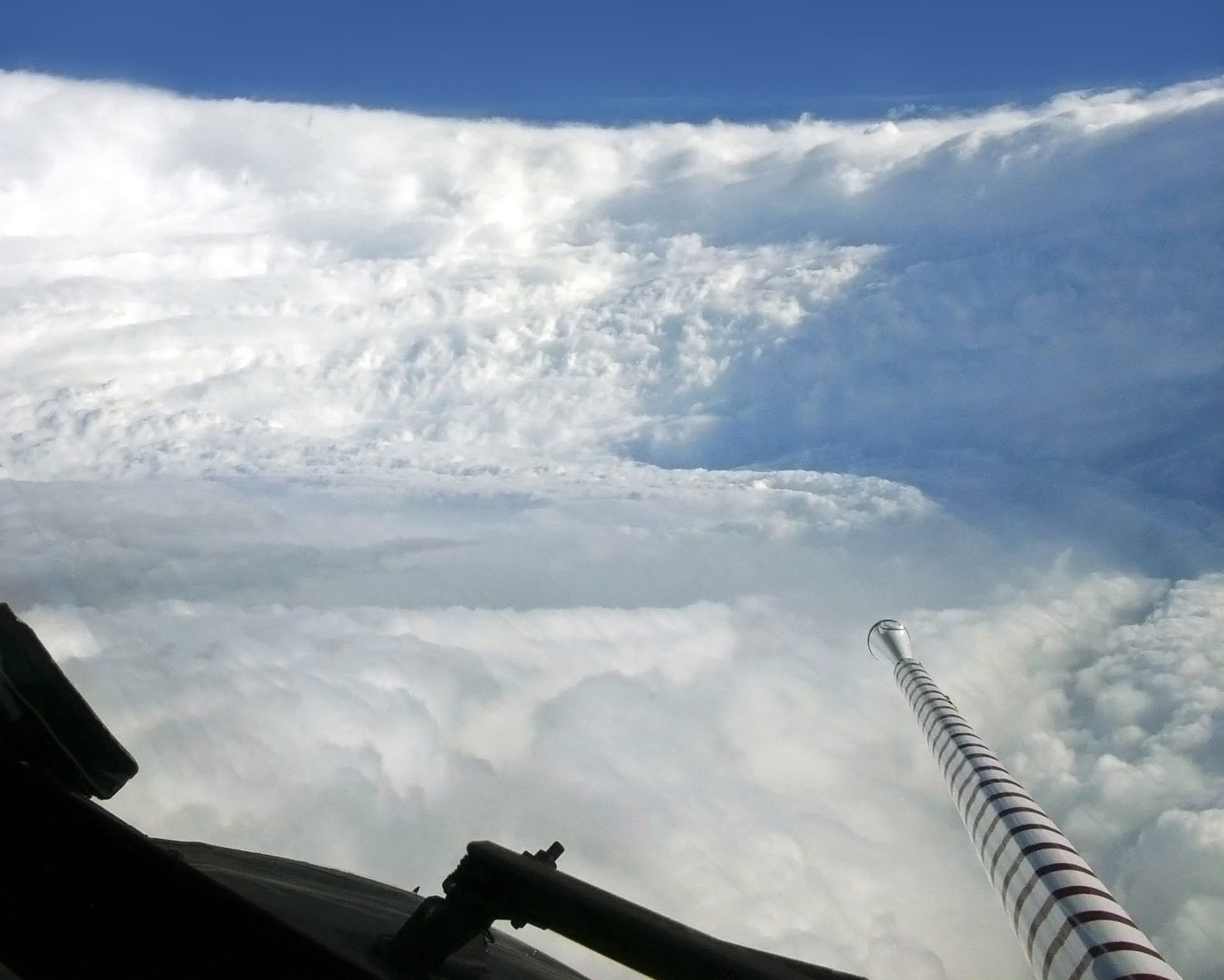 Hurricane Katrina Eye Viewed Fro