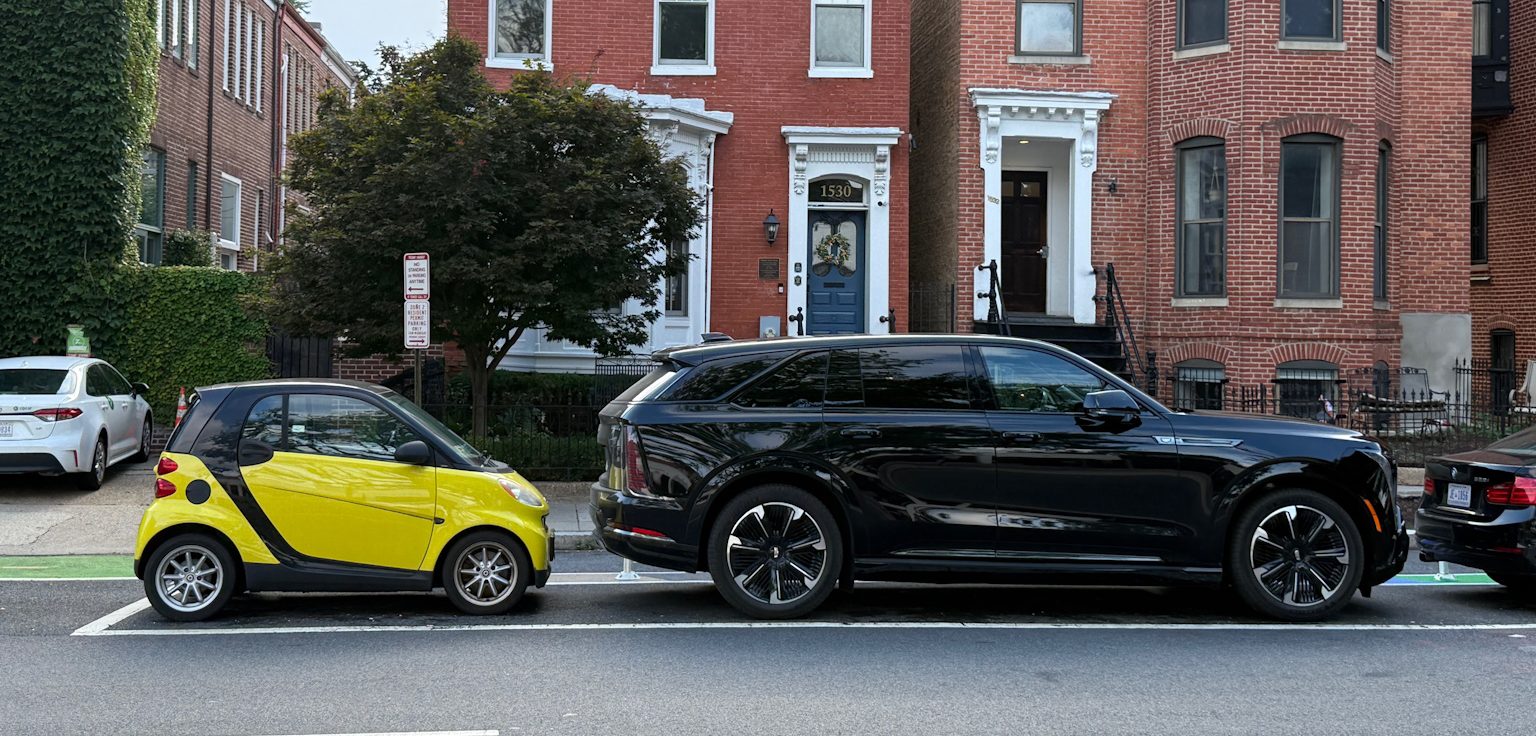 Escalade IQ vs smart car