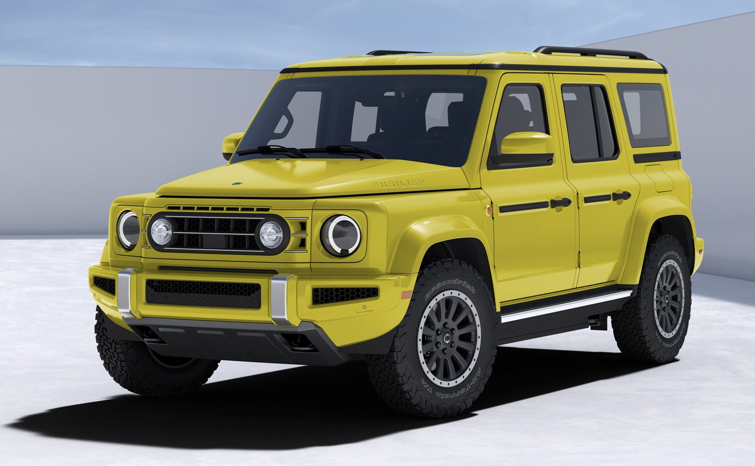 Ineos Fusilier Exterior In New Colour 2 (solid)