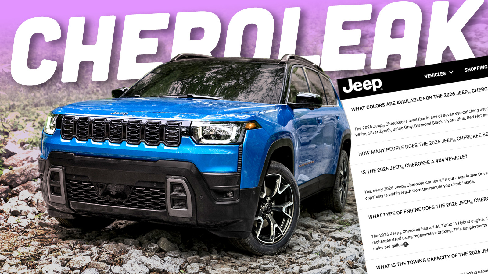 Jeep Cherokee Leaked Ts4