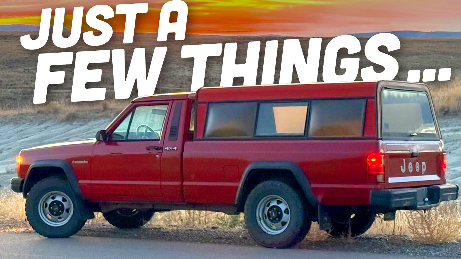 Jeep Comanche Fix List Ts