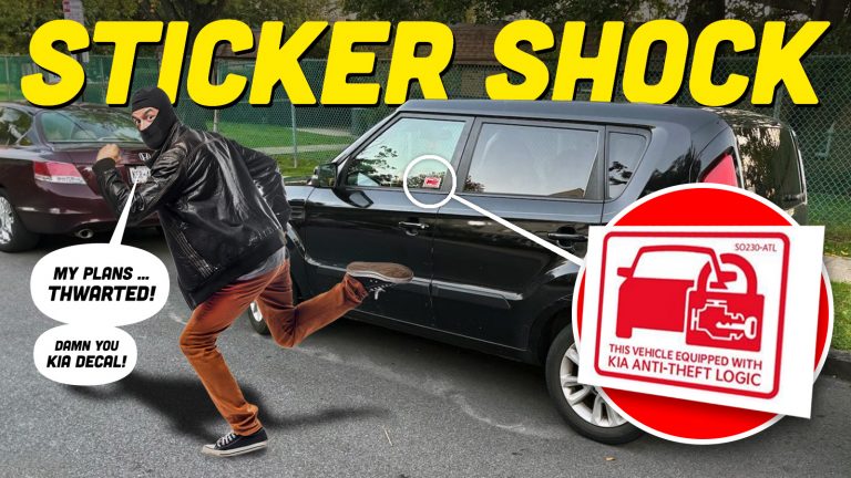 Kia Anti Theft Decal Ts