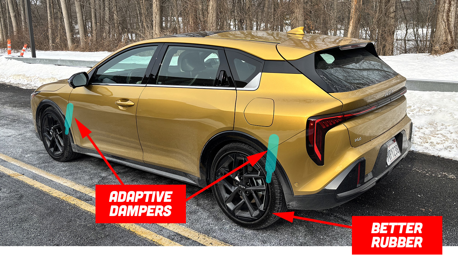 Kia K4 Callouts Rear