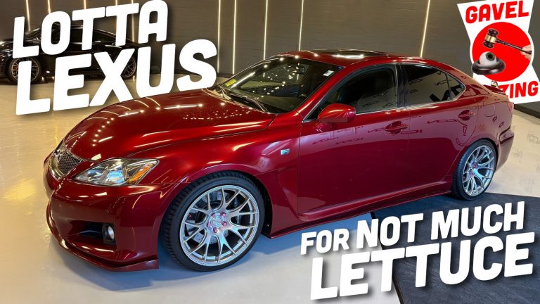 Lexus Is F Corolla Money Ts