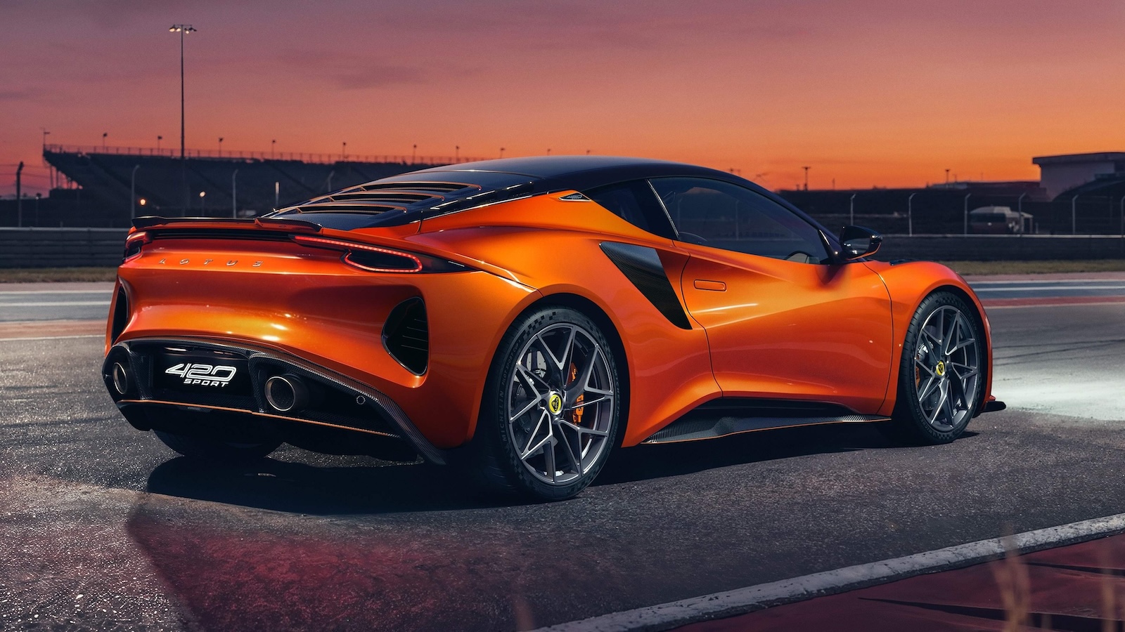Lotus Emira 420 Sport 2027 Rear Three Quarter
