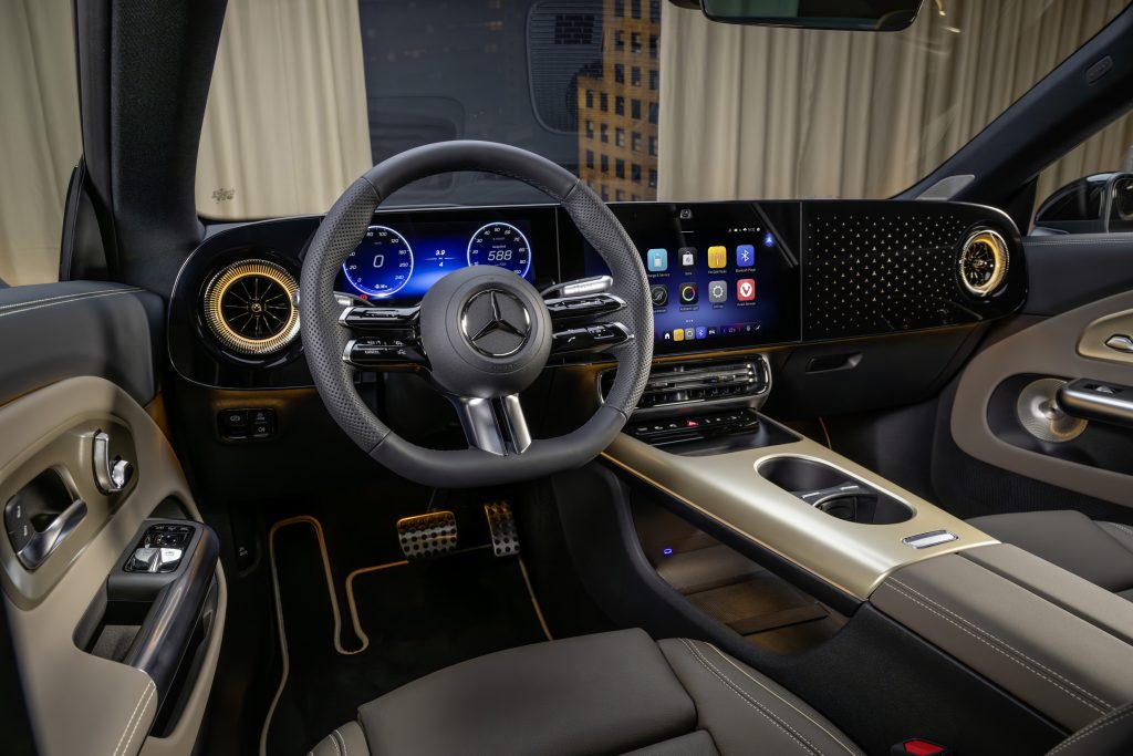 mercedes benz cla ev interior