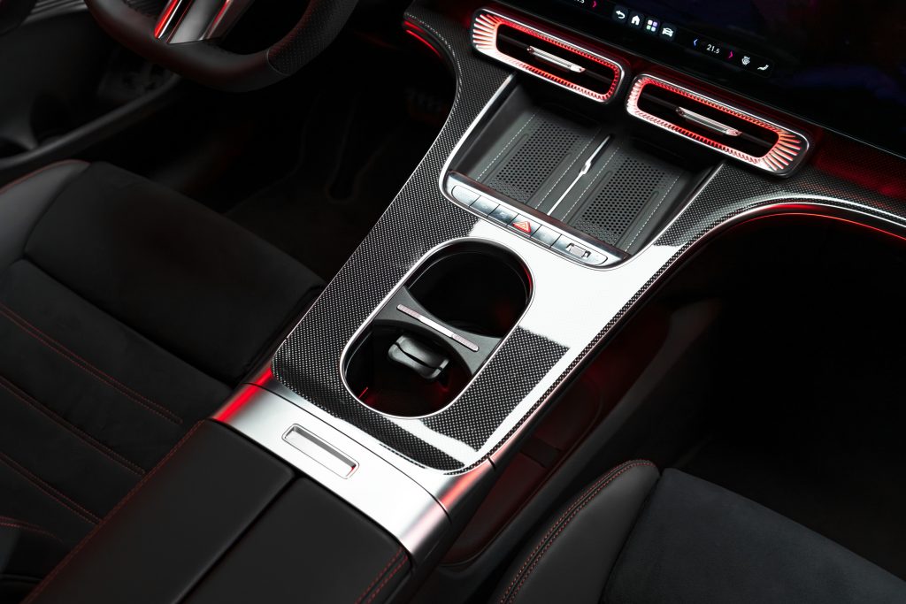 mercedes benz glc ev center console