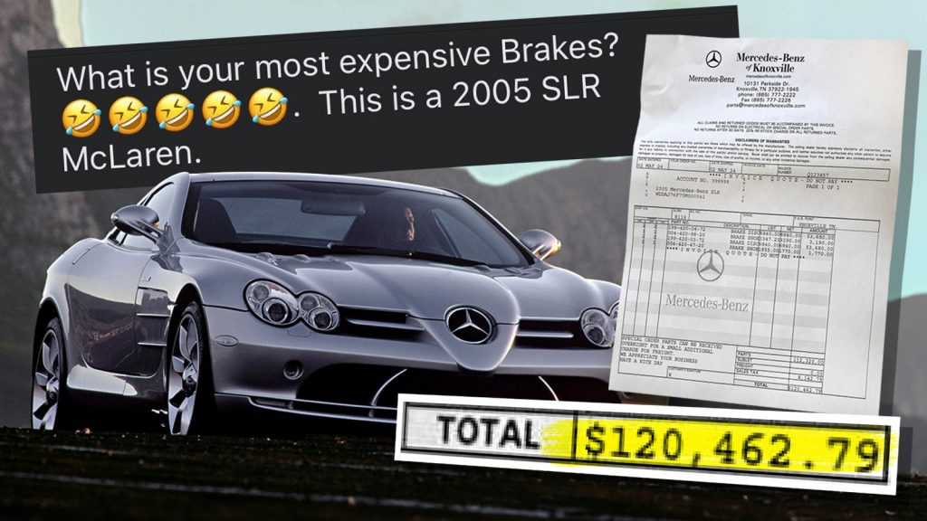 Mercedes Benz Slr Mclaren Brake Job Ts